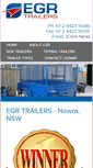 Mobile Screenshot of egrtrailers.com.au
